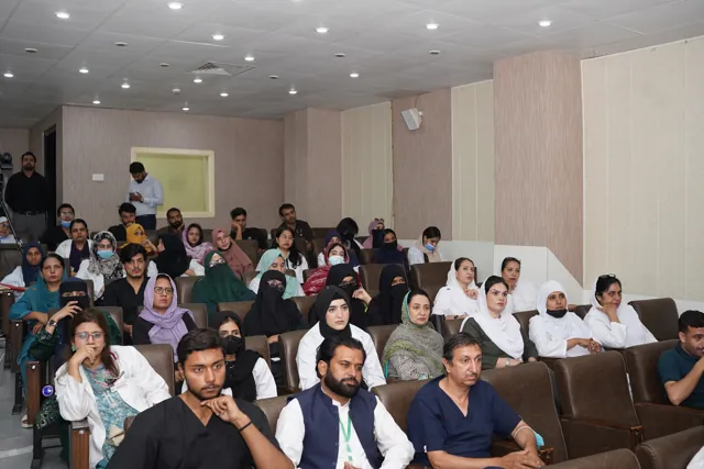 Doctors and participants in the audience