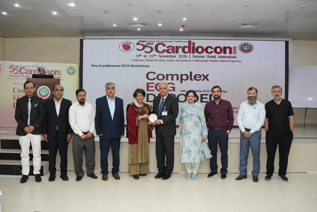 Group photograph at the ECG workshop